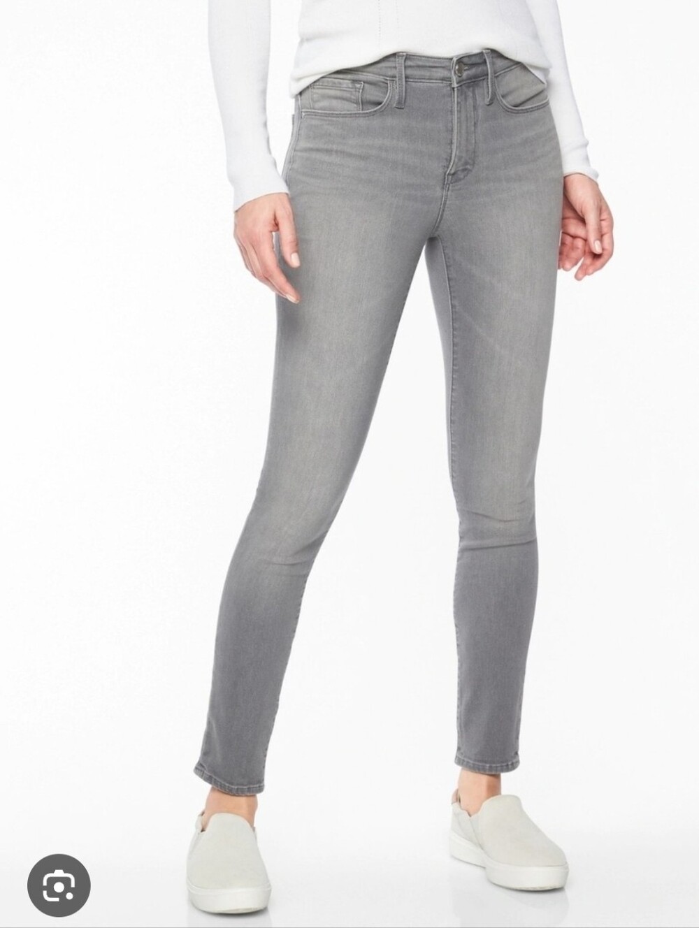 ❤️ ATHLETA SKULPTEK SKINNY JEANS, GRAY, 2 (26)